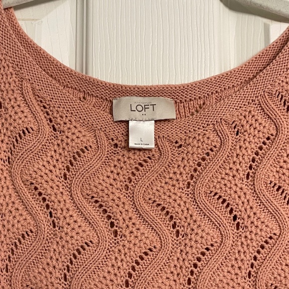 LOFT Sleeveless Tunic Sweater - Picture 3 of 8